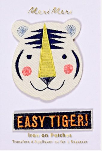 9. Patches im Tiger-Design